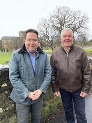 George McGuire (right) is hoping to follow in the footsteps of Craig Hoy and become a Haddington and Lammermuir ward councillor