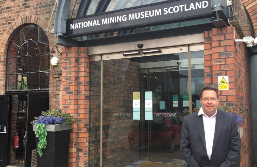 Craig at National Mining Museum Scotland