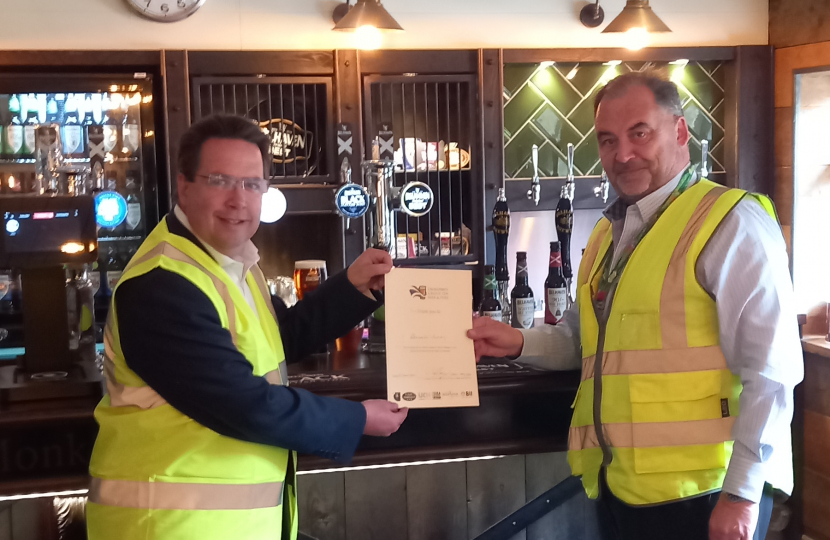 Craig Hoy MSP launches 'Brew With Your MSP' with brewer Billy Mathers