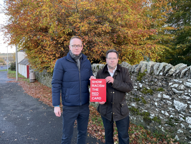 Craig Hoy MSP and John Lamont MP unite to give racism the red card